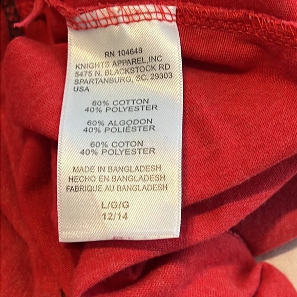 NHL LICENSED CHICAGO BLACKHAWKS SHORT SLEEVE tee LACE UP NECK WM SZ L FSU TEE! - Picture 5 of 8